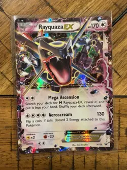 Pokemon TCG - XY Promo - Rayquaza EX (Shiny) XY69- Holo Rare MP - Image 3