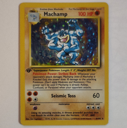 Pokemon TCG Machamp Deck Exclusives 8/102 Holo Rare 1st Ed 100 HP EN - Image 1