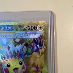 Pokemon TCG Pikachu EX Surging Sparks Holo Hyper Rare Gold 247/191 - Image 3