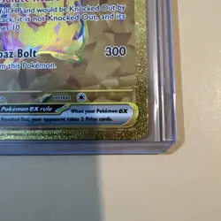 Pokemon TCG Pikachu EX Surging Sparks Holo Hyper Rare Gold 247/191 - Image 4