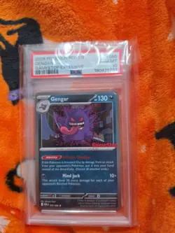 Pokemon Gengar 050/088 GameStop Promo Exclusive Cosmos Holo PSA 10, Metal slab - Image 2