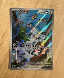 S#0078 Pokemon TCG Chatot 181/162 SV05 Temporal Forces IR Holo EN 70HP - Image 1