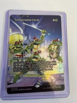 Teleportation Circle Borderless FOIL NM Teenage Mutant Ninja Turtles TMNT MTG - Image 1