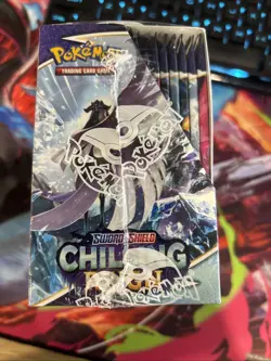 Chilling Reign Booster Box Sword and Shield SWSH Sealed Pokemon Card - Image 4