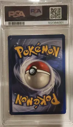 1999 POKEMON GAME MOVIE PROMO #5 DRAGONITE PSA 8 - Image 2
