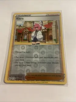 Pokemon Card Klara Chilling Reign Reverse Holo Uncommon 145/198 Near Mint - Image 1