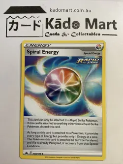 Spiral Energy 159/198 Chilling Reign Uncommon Pokemon TCG Card - Image 1