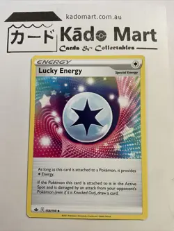 Lucky Energy 158/198 Chilling Reign Uncommon Pokemon TCG Card - Image 1