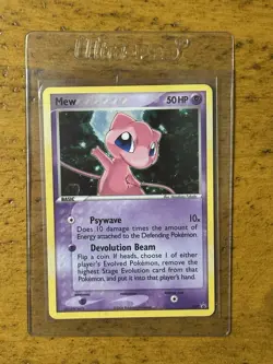 2006 Mew 040 Trainer's Challenge Set Black Star Promo Holo Pokemon TCG Nintendo - Image 1
