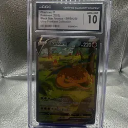 CGC 10 Charizard V Holo 2022 SWSH Promo Black Star SWSH260 Pokemon TCG 6+ - Image 1