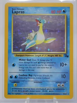 1999 Pokemon Fossil Set: Holo Rare Lapras & Muk - 10/62 & 13/62 - WOTC - Vintage - Image 5
