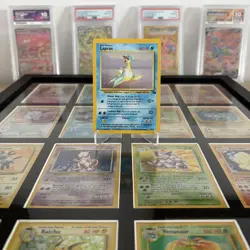 Lapras 10/62 Fossil Holo Rare 1999 Vintage Pokemon Card - Image 1