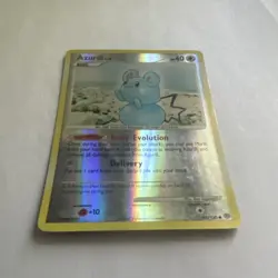 Pokemon TCG Azurill 69/130 Diamond & Pearl Reverse Holo Common 40 HP Eng 2007 - Image 2