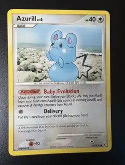 Pokemon Azurill Diamond and Pearl Regular Common Basic ENG 69/130 40 - Image 1