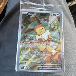 *SEALED* Pokemon TCG ~ Eevee 173 Full Art Prismatic Evolutions Black Star Promo - Image 1