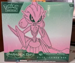 Pokemon Paradox Rift Pokemon Center Elite Trainer Box ETB Sealed Iron Valiant - Image 1