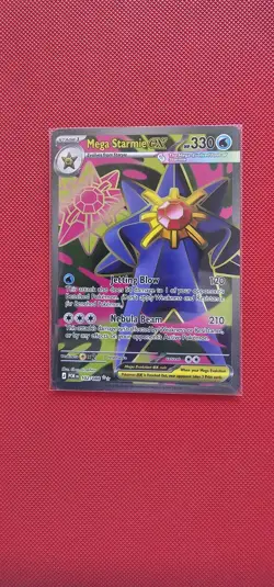 Pokemon TCG Card Mega Starmie ex 102/088 Perfect Order Ultra Rare Full Art - NM - Image 1