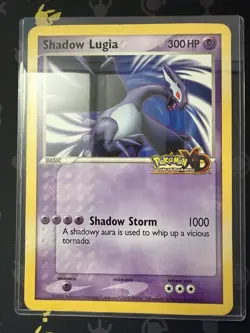 2005 Pokemon XD Gale of Darkness Shadow Lugia Jumbo Card - FREE SHIPPING - Image 1
