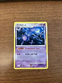 2007 Pokemon Mysterious Treasures Crobat 23/123 Rare Non Holo DP - Image 1