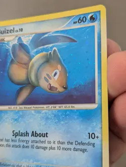 Pokemon Card 2007 BUIZEL Holo DP13 Diamond & Pearl Black Star Promo NM/LP - Image 3