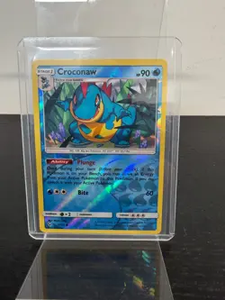 Croconaw 19/73 Reverse Holo Sun & Moon: Shining Legends 2017 Pokemon Card - Image 1