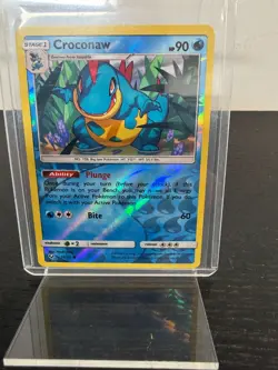 Croconaw 19/73 Reverse Holo Sun & Moon: Shining Legends 2017 Pokemon Card - Image 2