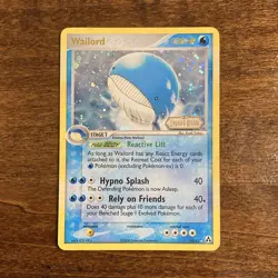 The Pokemon Company Pokemon TCG Wailord 14/92 EX Legend Maker Holo Rare HP 120 - Image 1