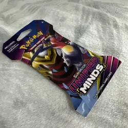 1x Sealed Pokemon Unified Minds Sleeved Booster Pack - Giratina & Garchomp Art - Image 3