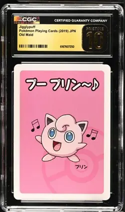 Jigglypuff Old Maid Card 2019 CGC PRISTINE 10 - Image 1