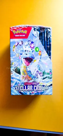 🔥 Pokemon TCG Stellar Crown Half Booster Box (18 Packs) - New & Sealed - Image 3