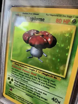 Psa 10 Vileplume Pokemon Jungle Holo No Symbol Error Gem Mint (Low Pop) - Image 4