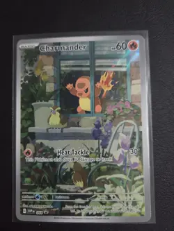 Pokemon TCG Obsidian Flames ETB Promo Charmander Black Star Promo Card SVP 044 - Image 1