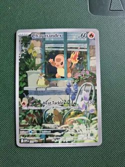 Pokemon TCG Charmander SVP 044 - English Black Star Promo Illustration Rare Card - Image 1