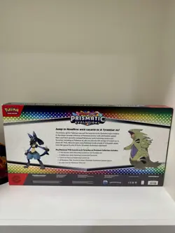 Pokemon Prismatic Evolutions Lucario Ex & Tyranitar Ex Premium Collection Box - Image 3