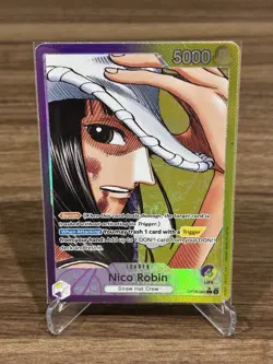 One Piece TCG Nico Robin Leader Alt Art (OP09-062) (English) - Image 1