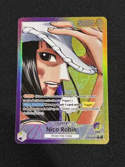 One Piece TCG Nico Robin Leader Alt Art (OP09-062) (English) - Image 2