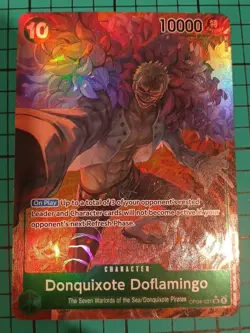 Donquixote Doflamingo Alt Art OP04-031 Holo Foil - One Piece TCG English Card NM - Image 1