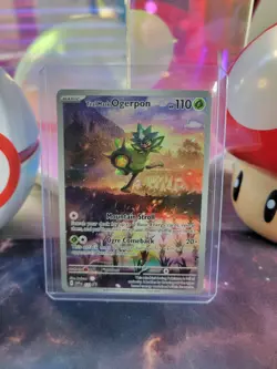 Teal Mask Ogerpon 123 Pokemon TCG S&V Twilight Masquerade Black Star Promo NM - Image 1