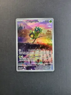 Teal Mask Ogerpon 123 Pokemon TCG S&V Twilight Masquerade Black Star Promo NM - Image 2