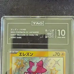 The Pokemon Company Toxel 2023 Japanese Shiny Treasure ex 245/190 TAG 10 - Image 2