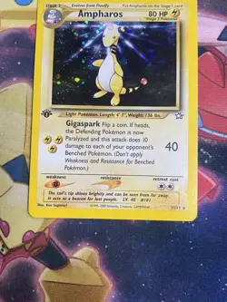 Pokemon Ampharos 1/111 Neo Genesis-1st Edition Holo LP / MP - Image 3