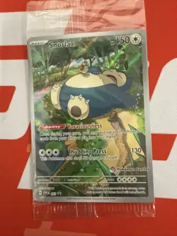Pokemon Snorlax 051 Scarlet & Violet 151 Pokemon Center Exclusive Promo Sealed - Image 1