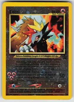 Entei 34 Promo Wizards Black Star Promos Pokemon Reverse Holo Moderately Played - Image 1