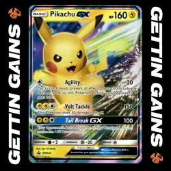 Pikachu GX - SM232 - Black Star Promo - Pokemon Card - NM/M - Image 1