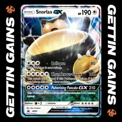 Snorlax GX - SM05 - Black Star Promo - Pokemon Card - NM/M - Image 1
