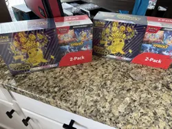 2x Pokemon Surging Sparks Elite Trainer Box and Booster Bundle Costco, 2-Pack - Image 1