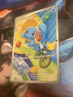 Pokemon TCG Mega Evolutions SQUIRTLE First Partners Black Star Promo Mint - Image 2
