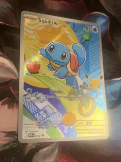 Pokemon TCG Mega Evolutions SQUIRTLE First Partners Black Star Promo Mint - Image 3