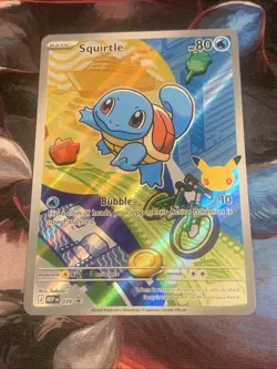 Pokemon TCG Mega Evolutions SQUIRTLE First Partners Black Star Promo Mint - Image 4