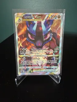 Pokemon TCG Lucario VSTAR Promo SWSH291 Holo English 2023 HP270 - Image 1
